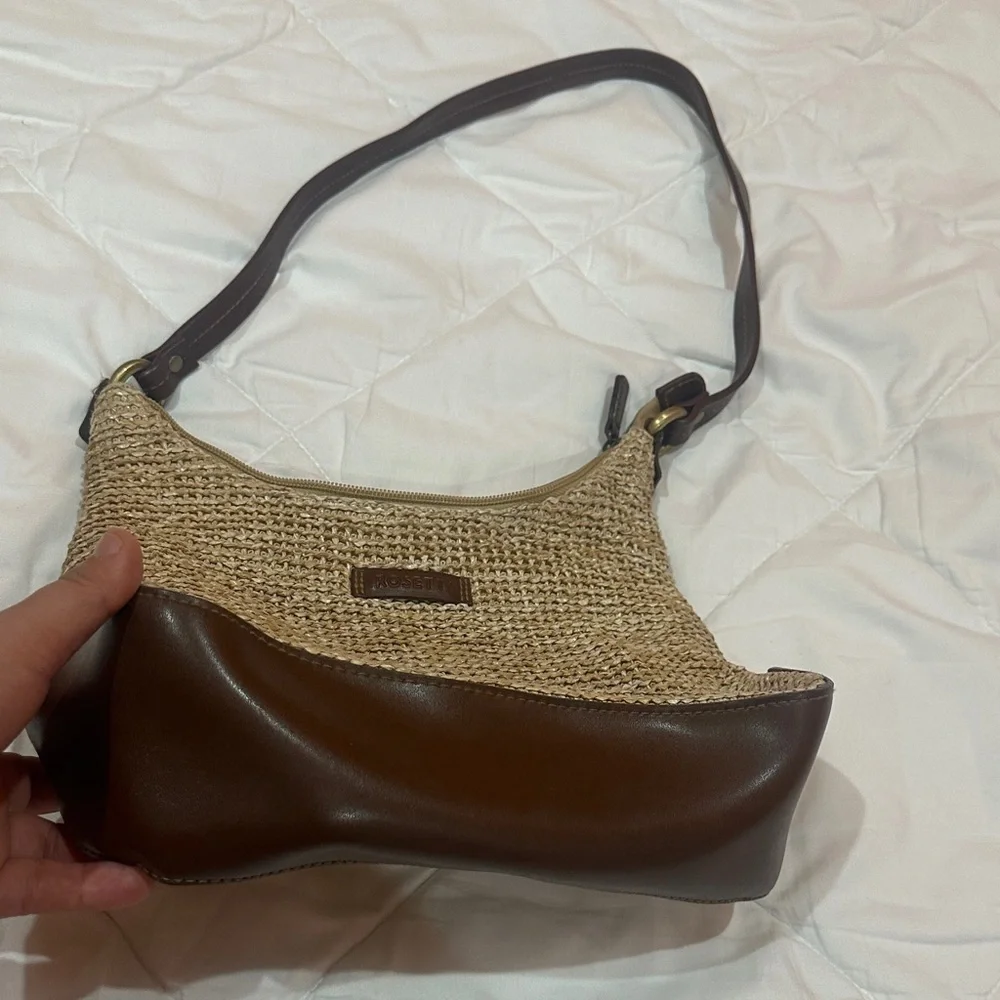 Elegant Tan and Brown Women's Bag